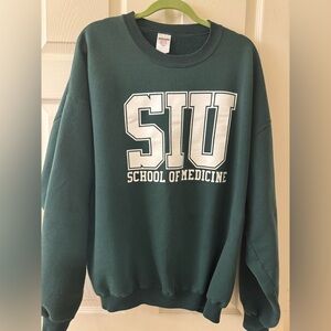 SIU School of Medicine Green Sweatshirt
